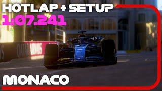 F1 24 MONACO Hotlap + Setup (1:07.241) - 50th Worldwide Ranking 