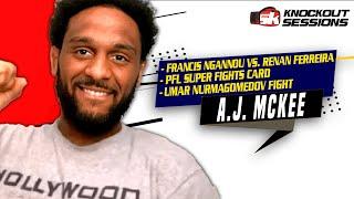 A.J. McKee shares honest thoughts on Francis Ngannou and Battle of the Giants card