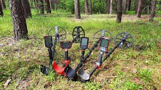 #Minelab#Equinox600 Мультичастота это Не МИФ. Тест сравнение мультичастотных МД и одночастотных МД.