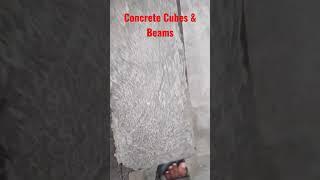 concrete cubes & beams #shorts
