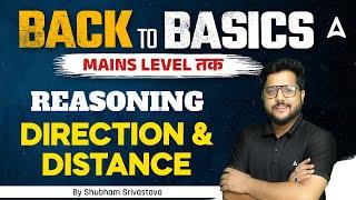 Direction and Distance Reasoning | Bank Exams 2024 | Reasoning By Shubham Srivastava