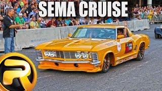 Leaving SEMA Show - 60 minutes of Custom Cars