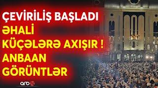 SON DƏQİQƏ! Gürcüstanda ÇEVRİLİŞ BAŞLADI - Əhali KÜÇƏLƏRƏ AXIŞIR - ANBAAN GÖRÜNTÜLƏR