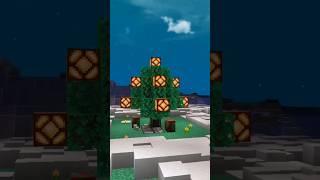 Minecraft Redstone Christmas Tree #shorts #minecraft #minecraftpe #viral #christmas #ytshorts