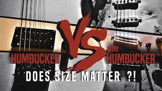 Does size matter?!  single coil sized humbucker VS humbucker!