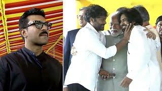 Pawan Kalyan and Chiranjeevi With PM Modi | Ram Charan Emotional Moment | Telugu Dhamaka