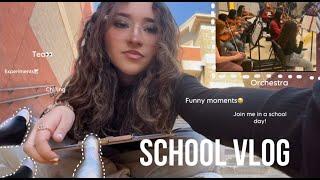 Day in the Life of a Student - school vlog | monica ramirez