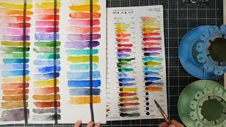 Studio Sesh: Swatching ALL the Rosa Gallery Watercolors // Let's Watch Paint Dry