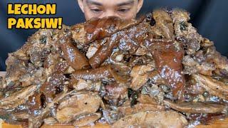 Crispy LECHON Paksiw Mukbang Asmr | Filipino Food Mukbang Philippines