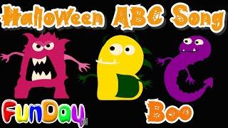 ABC Songs | Halloween Monster ABC | Nursery Rhymes | Learn The Alphabet from A to Z - Funday Kid