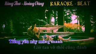 Karaoke Beat Nàng Thơ - Hoàng Dũng - Chuẩn Hạ 1 Tone (nửa cung)