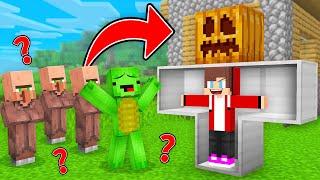 JJ Hide Inside Golem To Prank Mikey in Minecraft (Maizen)