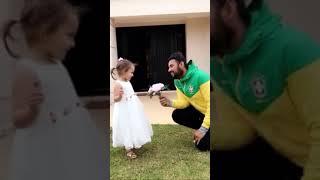 Garry sandhu Play with Little Cute girl