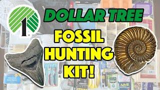 How To Make A DIY Dollar Store Fossil Hunting Kit (SHARK TOOTH Hunting!!)