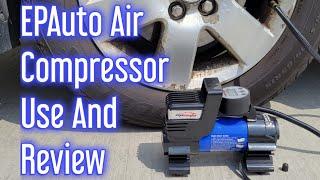 EPAuto Portable Tire Inflator Air Compressor - How To Use And Review