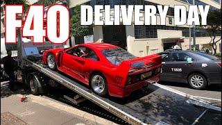 DELIVERY DAY: Ferrari F40 & Supercar Showroom Tour