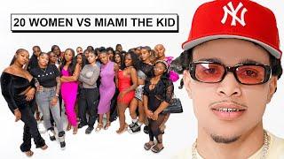 20 WOMEN VS 1 YOUTUBER: MIAMITHEKID