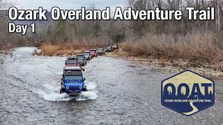 Ozark Overland Adventure Trail 2025 Day 1 - Deep Water in the Ozarks