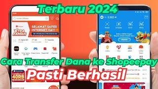 Cara Isi Saldo Shopeepay Lewat Dana // Top up Shopeepay lewat dana