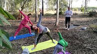 Yoga in grove Ganey Aviv