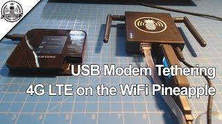 4G LTE Modem Tethering - WiFi Pineapple Mark V - Pineapple University