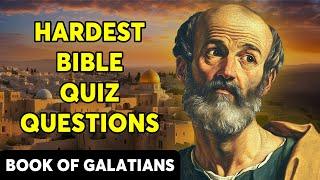 Book of Galatians - 25 Bible Questions About Paul’s Message of Faith and Freedom - The Bible Quiz