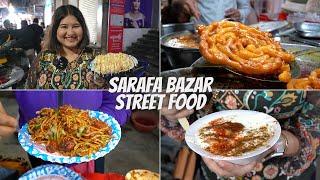 Indore Street Food (Part 1) SARAFA BAZAR | Chaat, Chinese, Jaleba, Dahi Bada & More