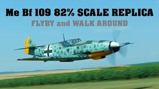 Messerschmitt Bf 109 82% REPLIKA LETADLA | průlety a prohlídka letadla | ZAPNOUT ZVUK! | 4K