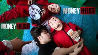 MONEY HEIST vs ESCAPE ANGRY GIRLFRIEND  in REAL LIFE (Action Parkour)