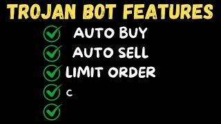 TROJAN BOT|how to use trojan bot|Complete settings explained| best solana bot#trojanbot #telegrambot