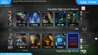 HSL Dota 2- [1] SHS Maroon vs [6] Cupertino HS (Best of 5) | @Bkop92 Game 1