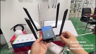 Low cost outdoor 4G Antenna connect to 4G Router Speed Test