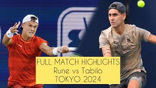 RUNE vs TABILO HIGHLIGHTS TOKYO 2024