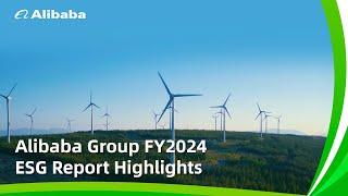 Alibaba Group's FY2024 ESG Report Highlights