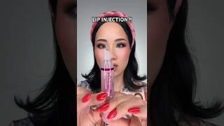 Does Lip Plumping Injection Work?! 🫦 #makeupreview #lipgloss #lipplumper