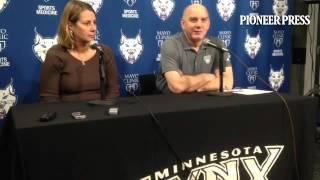 Video: #Lynx general manager Roger Griffith talks about draft day trade for veteran Jia Perkins