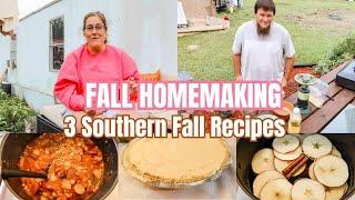 Bringing Fall into my Old Mobile Home | Country style Fall Recipes & Homemaking with Kimi Cope