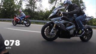 Stock BMW S1000RR vs 3 other Stage 2 Brentune BMW S1000RR’s