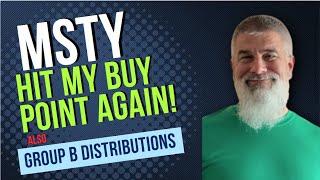 MSTY at a BUY POINT AGAIN!  And Group B Announced the Distributions