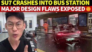 Xiaomi SU7 Crashes Into Bus Station, Major Design Flaws Exposed: Next EV Will Copy Rolls-Royce?