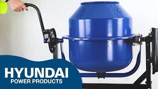 The Hyundai HYCM63E - Compact 220W Cement Mixer