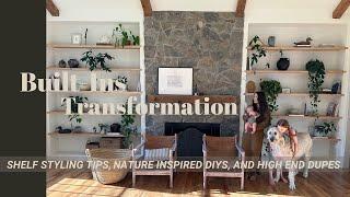 How-To Shelf Styling | Art Dupe | DIY Decor | Design Vlog | Homesteading