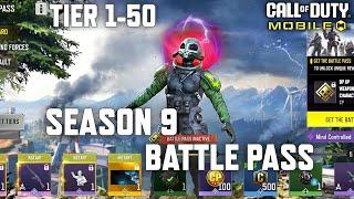 *NEW* Season 9 Battle Pass Tier 1-50 in COD Mobile! All BP Rewards! Season 9 COD Mobile Leaks