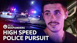 Suspect Has No Regrets After Dangerous High Speed Police Chase | Cops | Real Responders