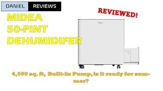 Costco's 4,500 sq ft, 50 pint Midea Dehumidifier Review