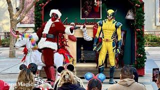 Twas The Night Before Christmas | Deadpool | Holidays at the Disneyland Resort 2024 4K