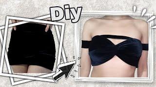 Diy: Como transformar saia em cropped gringo estilo nozinho.