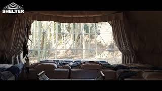 Bamboo Forest Dome Tent- Living Dome- Shelter Dome Houses