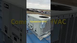 Trane commercial rooftop HVAC units. Also used in residential applications. #hvac #trane #hvac