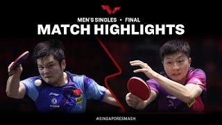 Fan Zhendong vs Ma Long | MS Final | Singapore Smash 2023